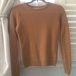 vineyard vines- women’s tan cashmere sweater